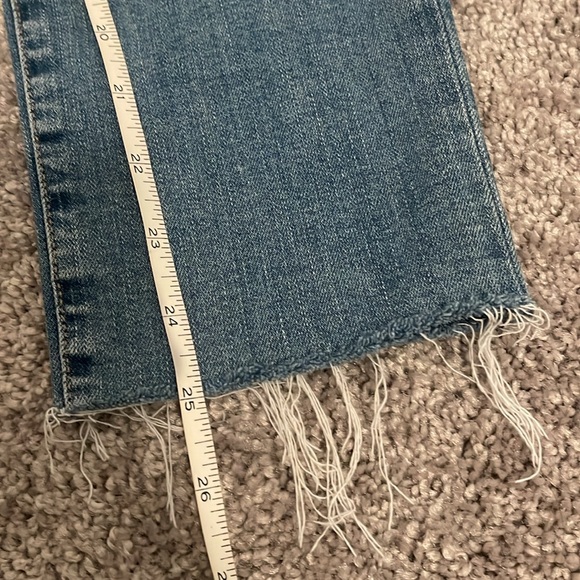 Mavi Ada Mid Rise Distressed Light Blue Wash Boyfriend Jeans 24X27 - Picture 11 of 11